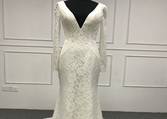 Real Sample Attractive A Line Ball Gown Wedding Dress For Mature Brides And Girls