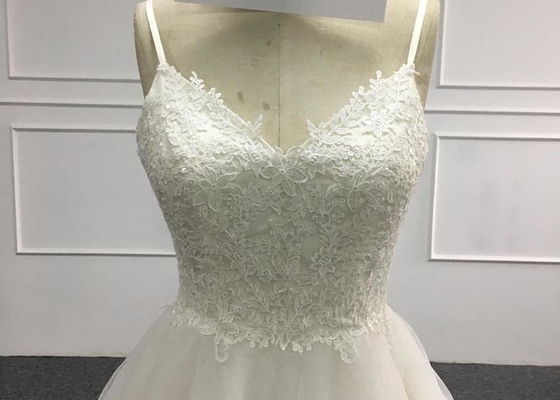 Glamorous Country Organza A Line Ball Gown Wedding Dress For Big Girls Plus Size