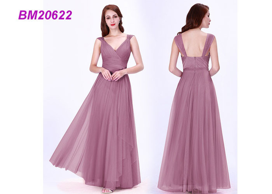 Covertible Floor Length Bridesmaid Dressing Gowns Beach Guest Party Use